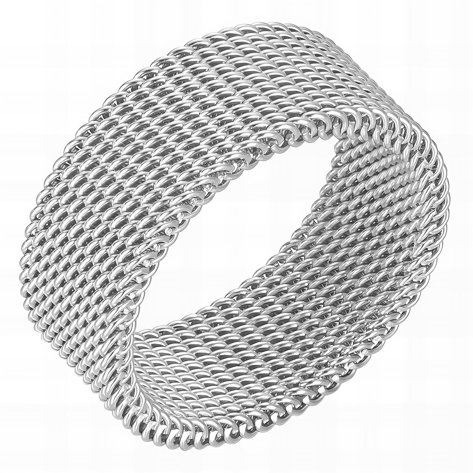 Silver Mesh Ring