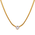 Heart Pendant Chain Necklace