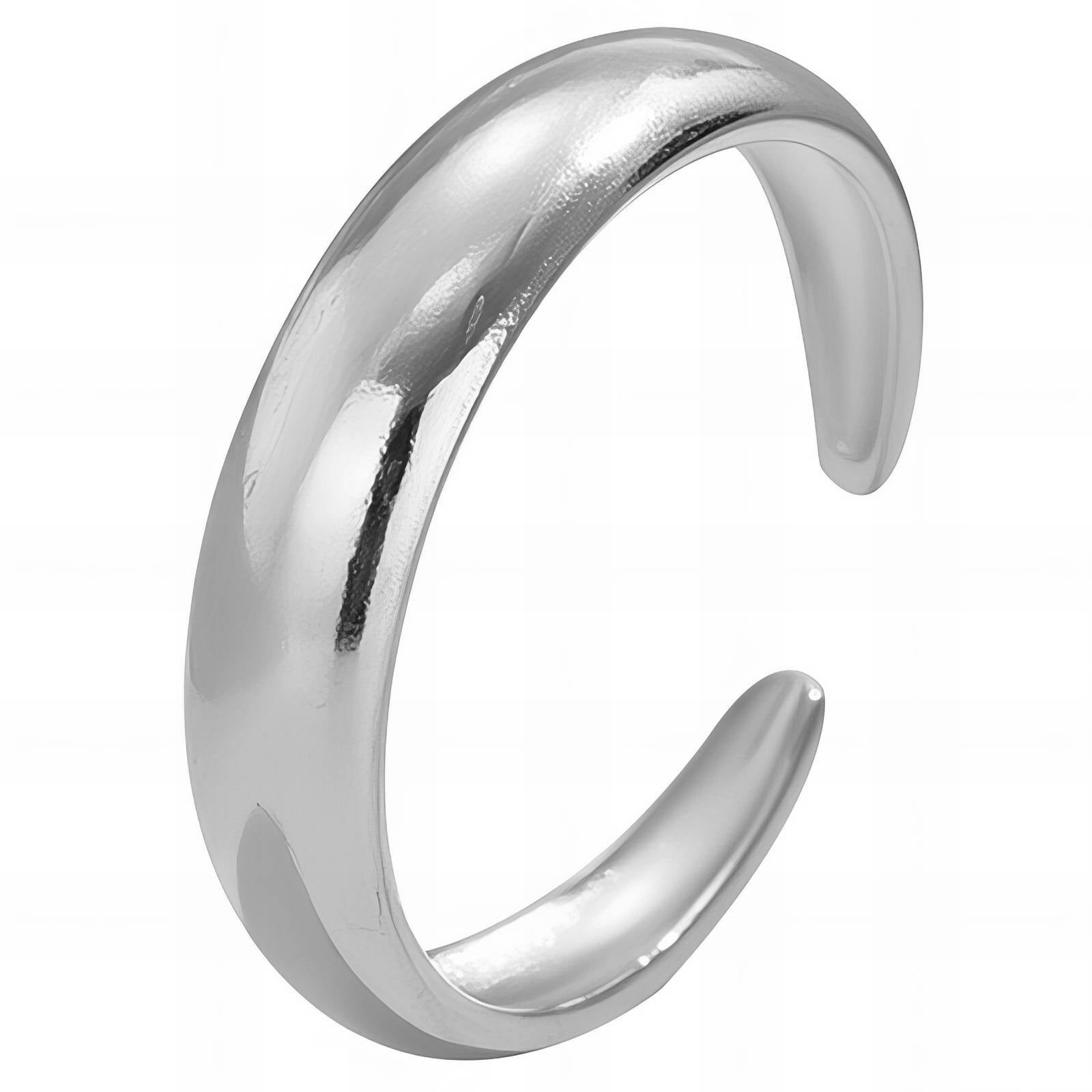 Silver Classic Adjustable Ring