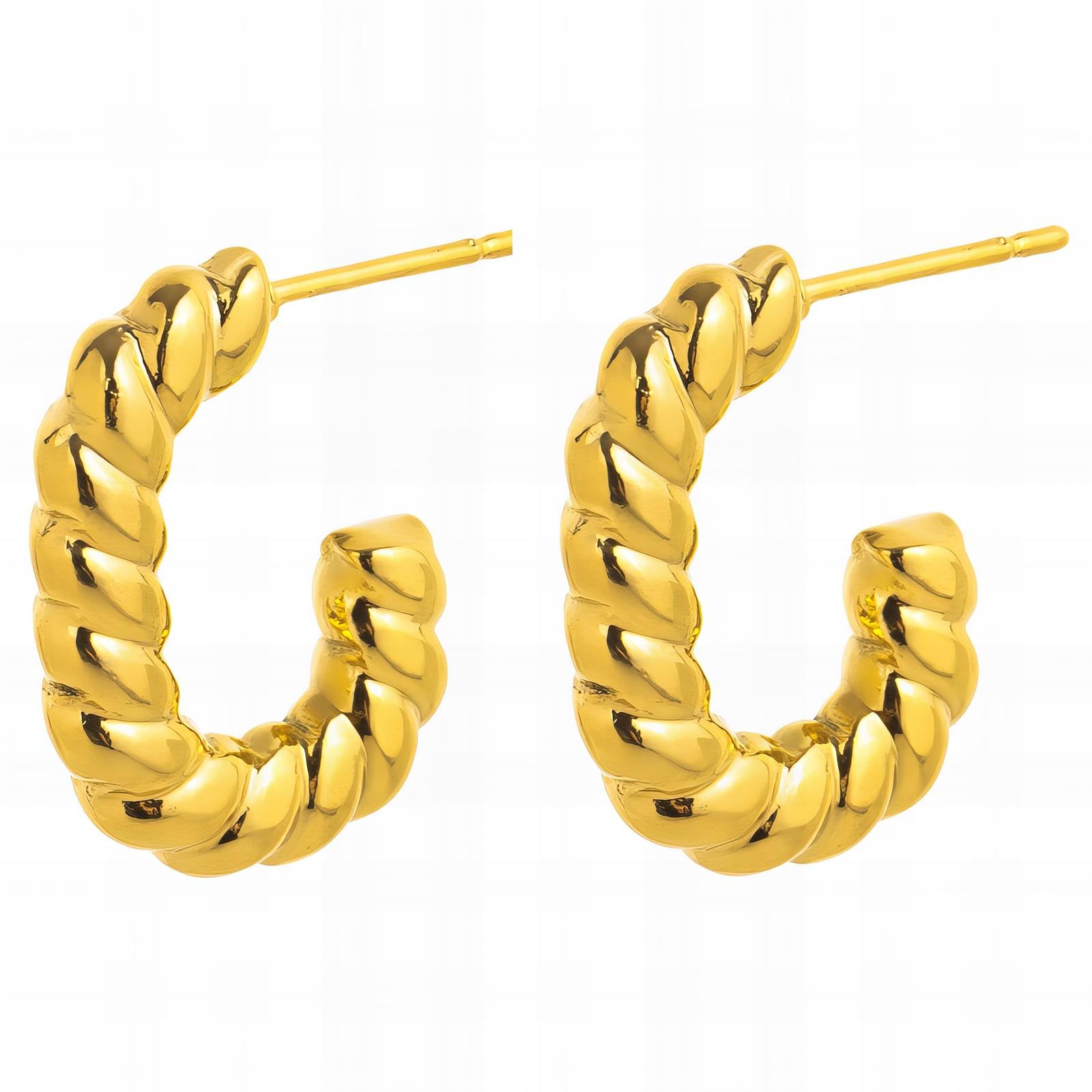 Twist Hoop Earrings